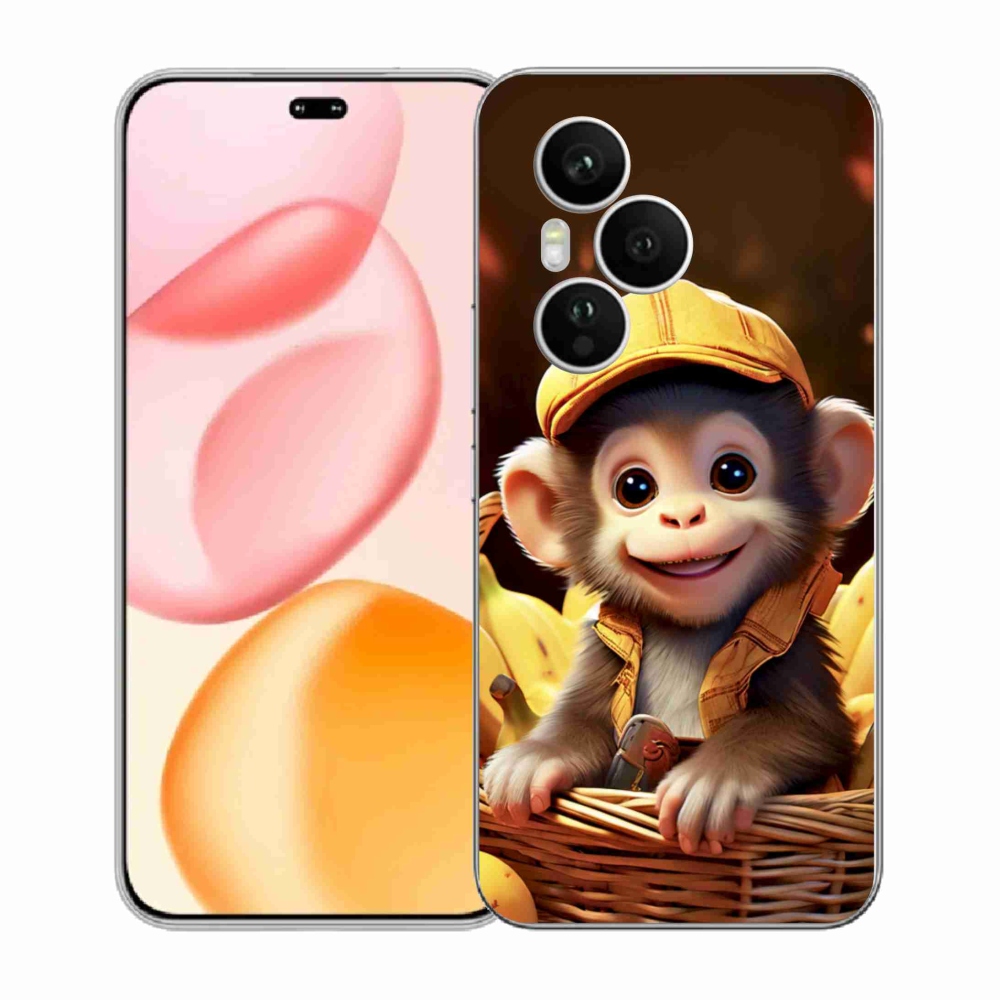 mmCase gél tok az Honor 400 Pro-hoz – majom a kosárban