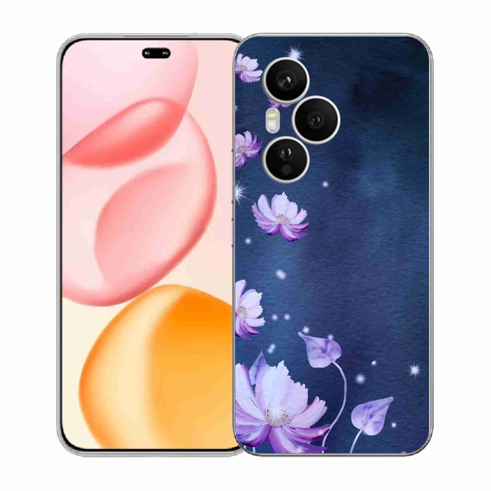 Zselés borítás mmCase a Honor 400 Pro-hoz - hulló virágok