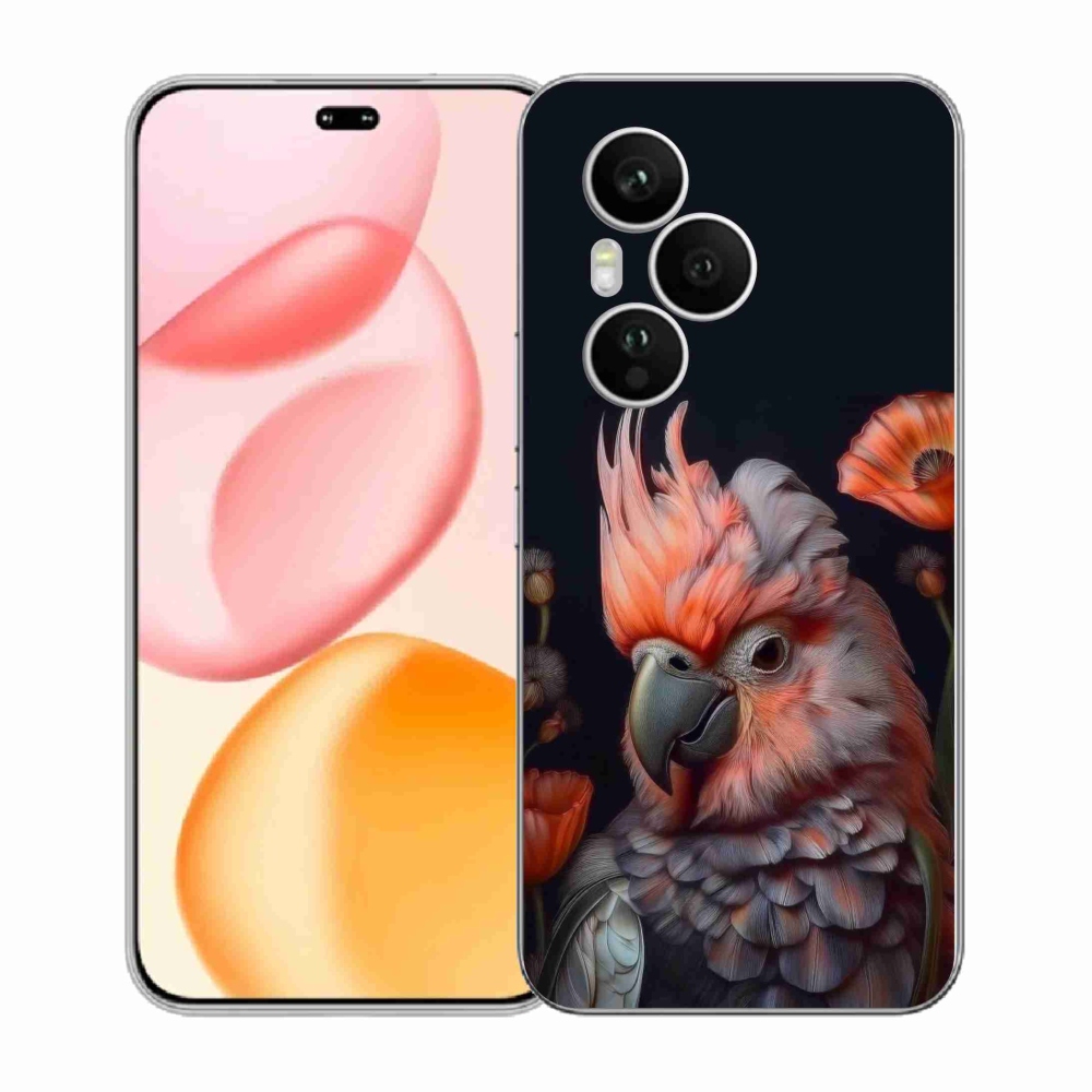 mmCase géltok az Honor 400 Pro-hoz – színes kakadu papagáj
