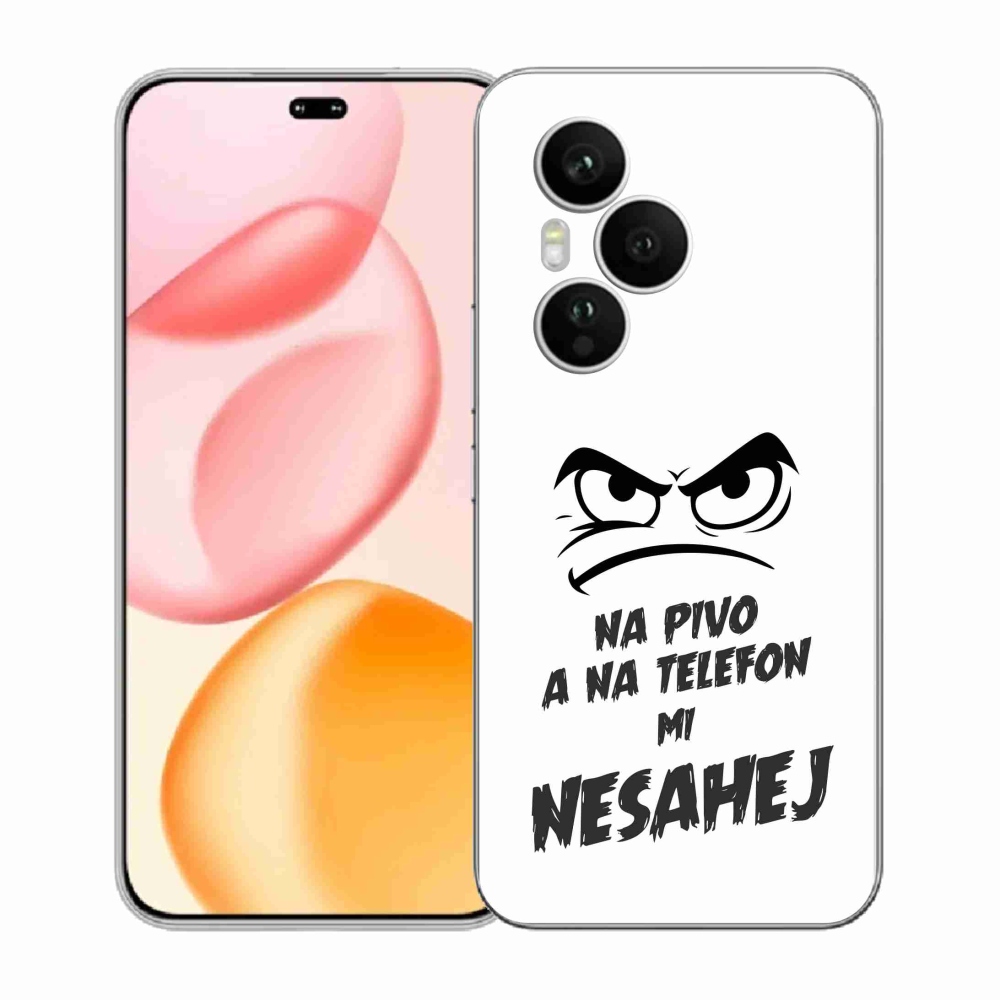 Gél borító mmCase a Honor 400 Pro-hoz - sör motívum 2 fehér háttérrel