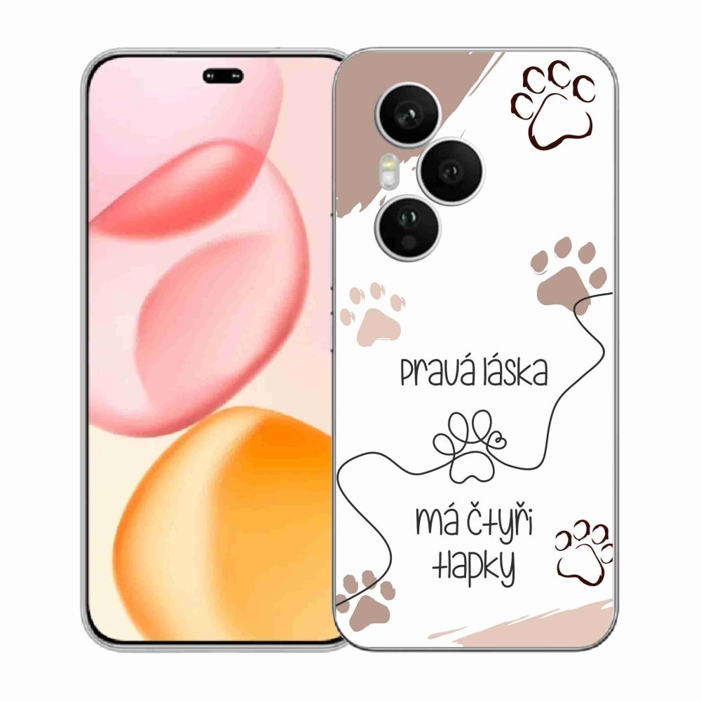 Gél borító mmCase a Honor 400 Pro-hoz - kutyamotívum 1 fehér háttér