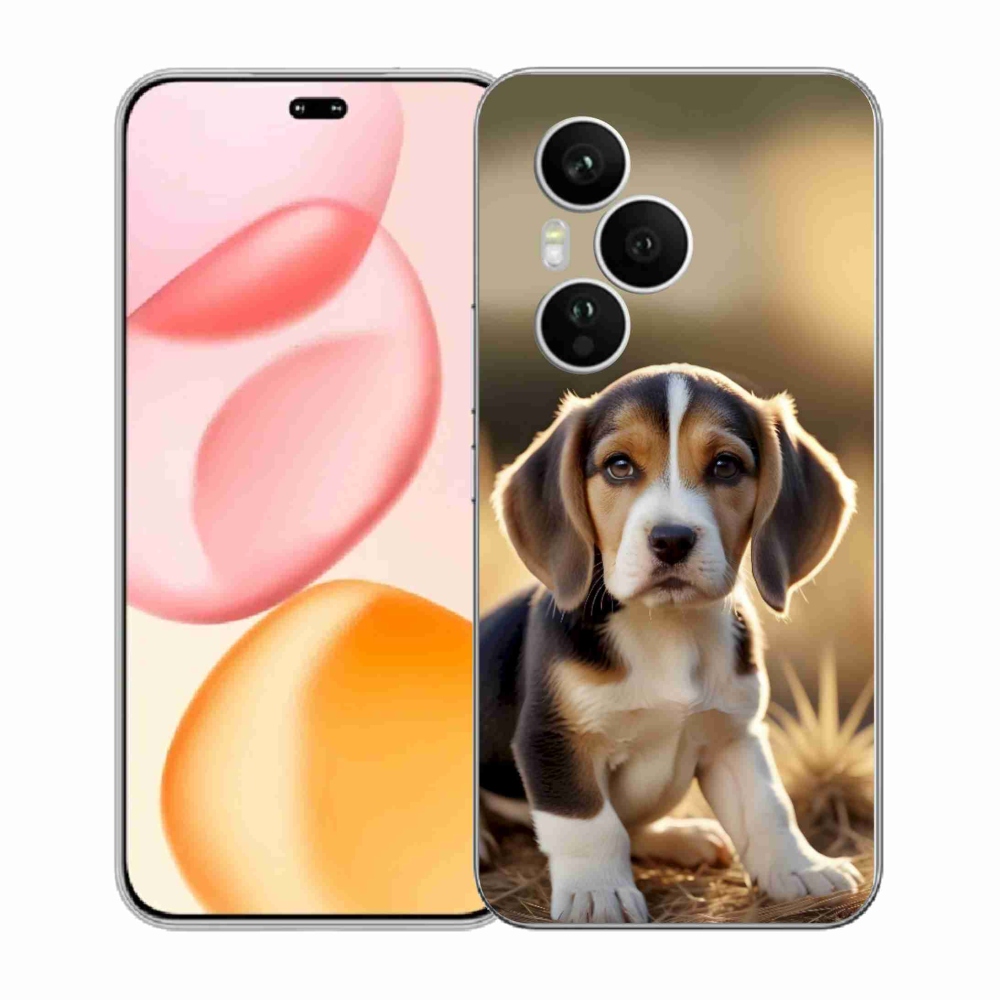 mmCase gél tok az Honor 400 Pro-hoz – aranyos beagle