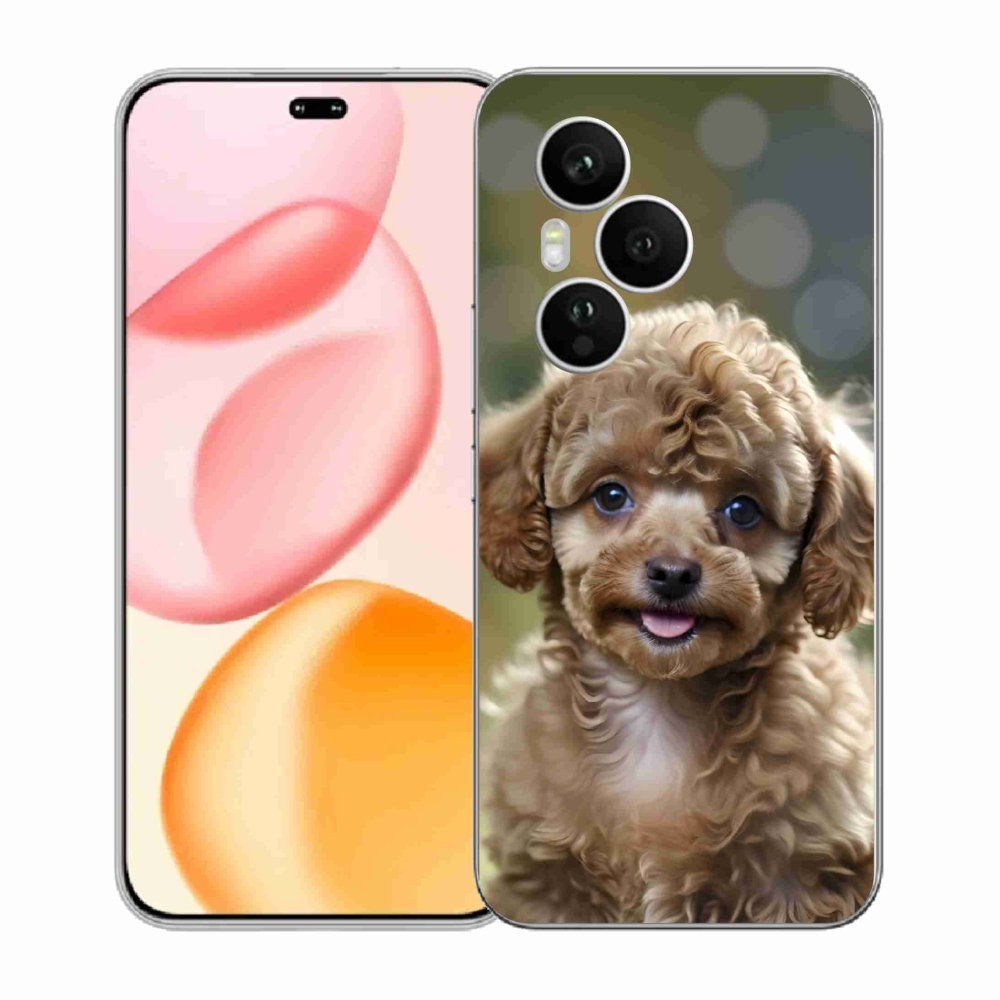 mmCase gél tok az Honor 400 Pro-hoz – aranyos pudli