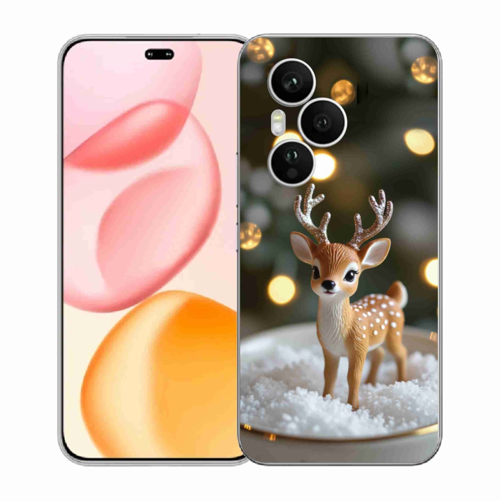 mmCase gél tok az Honor 400 Pro-hoz – aranyos karácsonyi szarvas