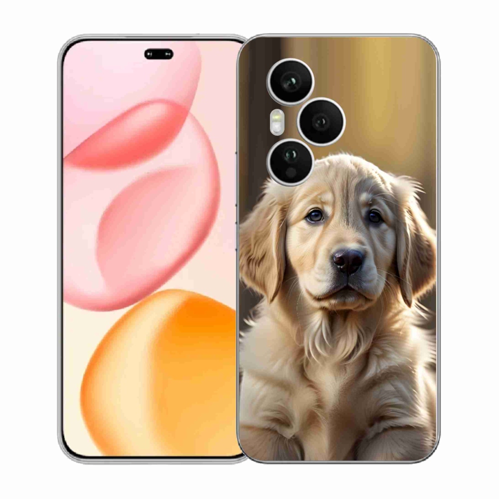 mmCase gél tok az Honor 400 Pro-hoz – aranyos arany retriever