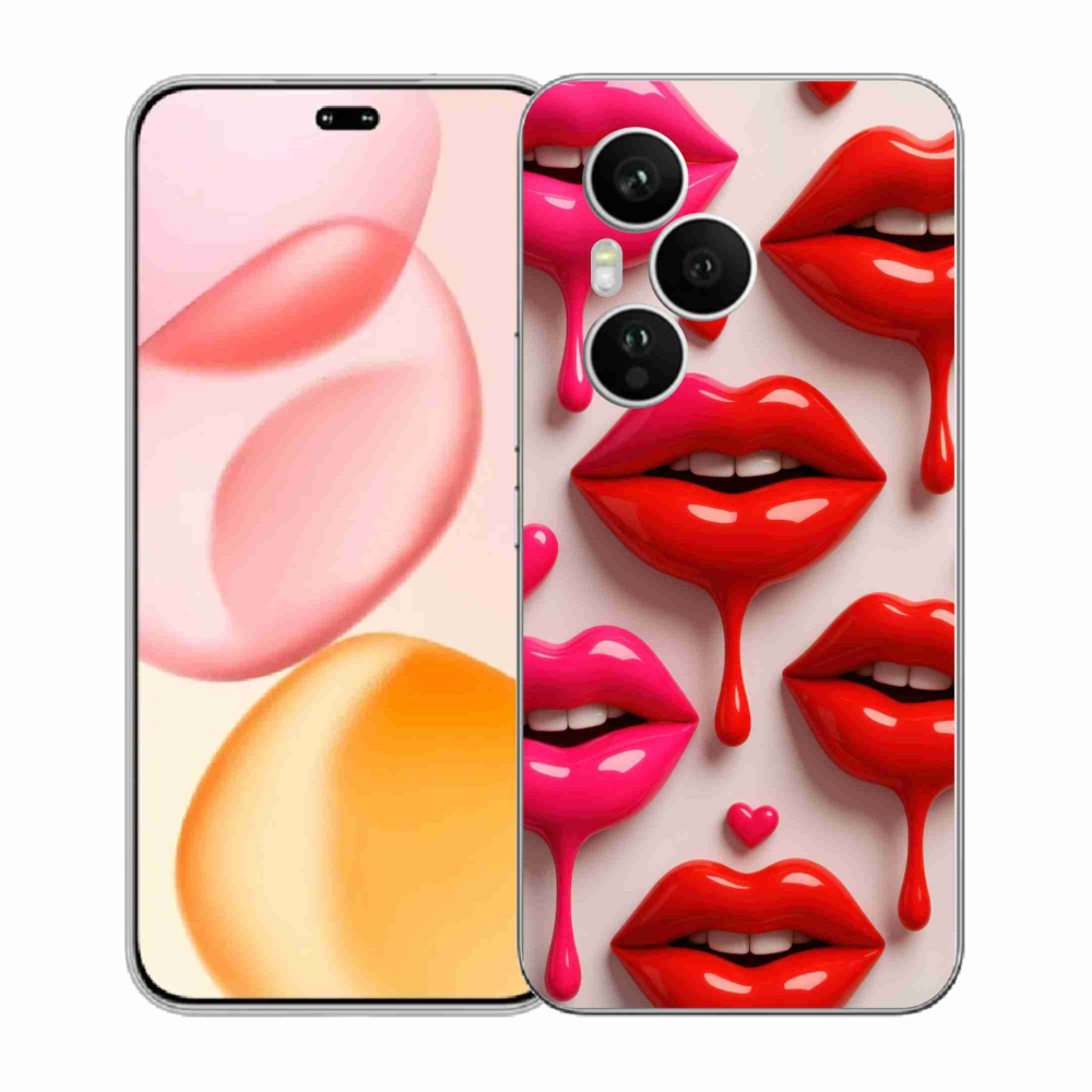 Zselés borítás mmCase a Honor 400 Pro-hoz - ajkak 2