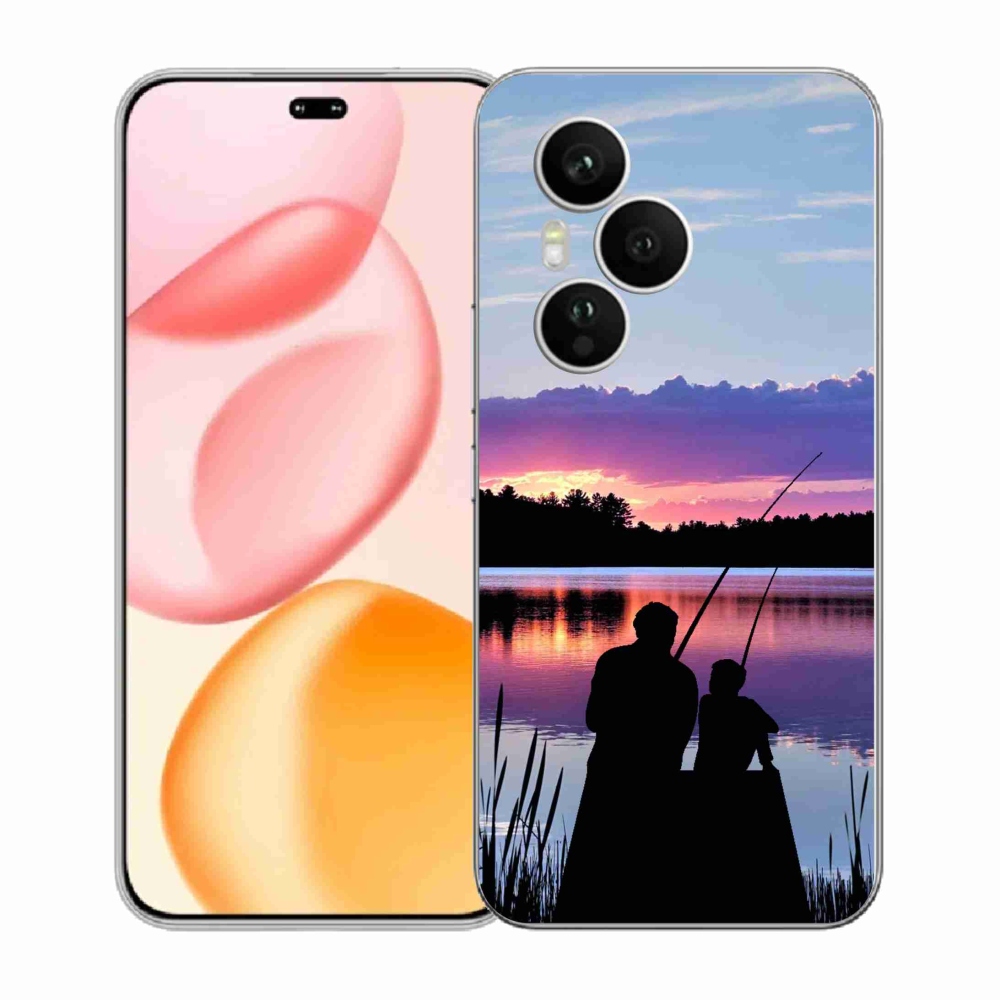 Zselés borítás mmCase a Honor 400 Pro számára - halászat 2