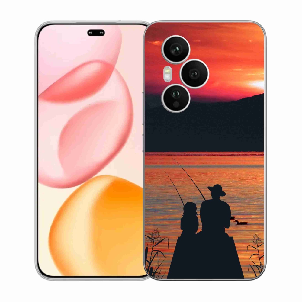 Zselés borítás mmCase a Honor 400 Pro számára - halászat 3