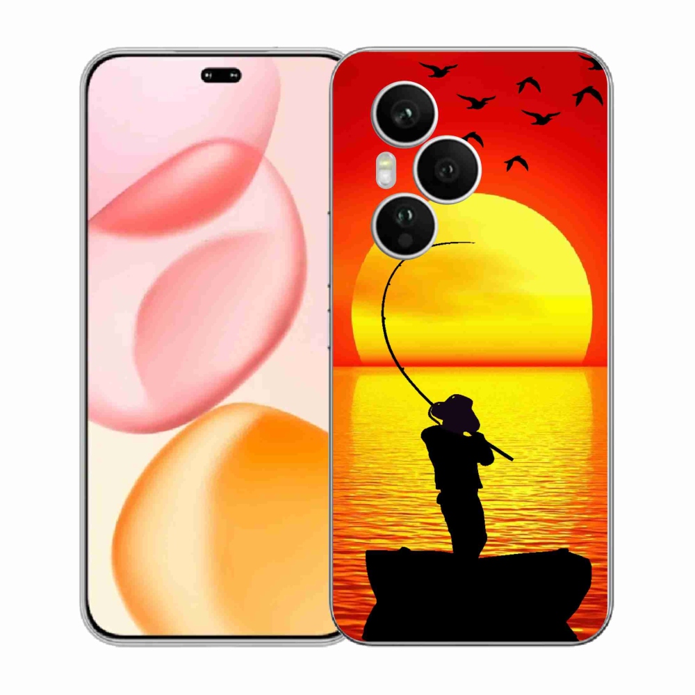 Zselés borítás mmCase a Honor 400 Pro számára - horgászat