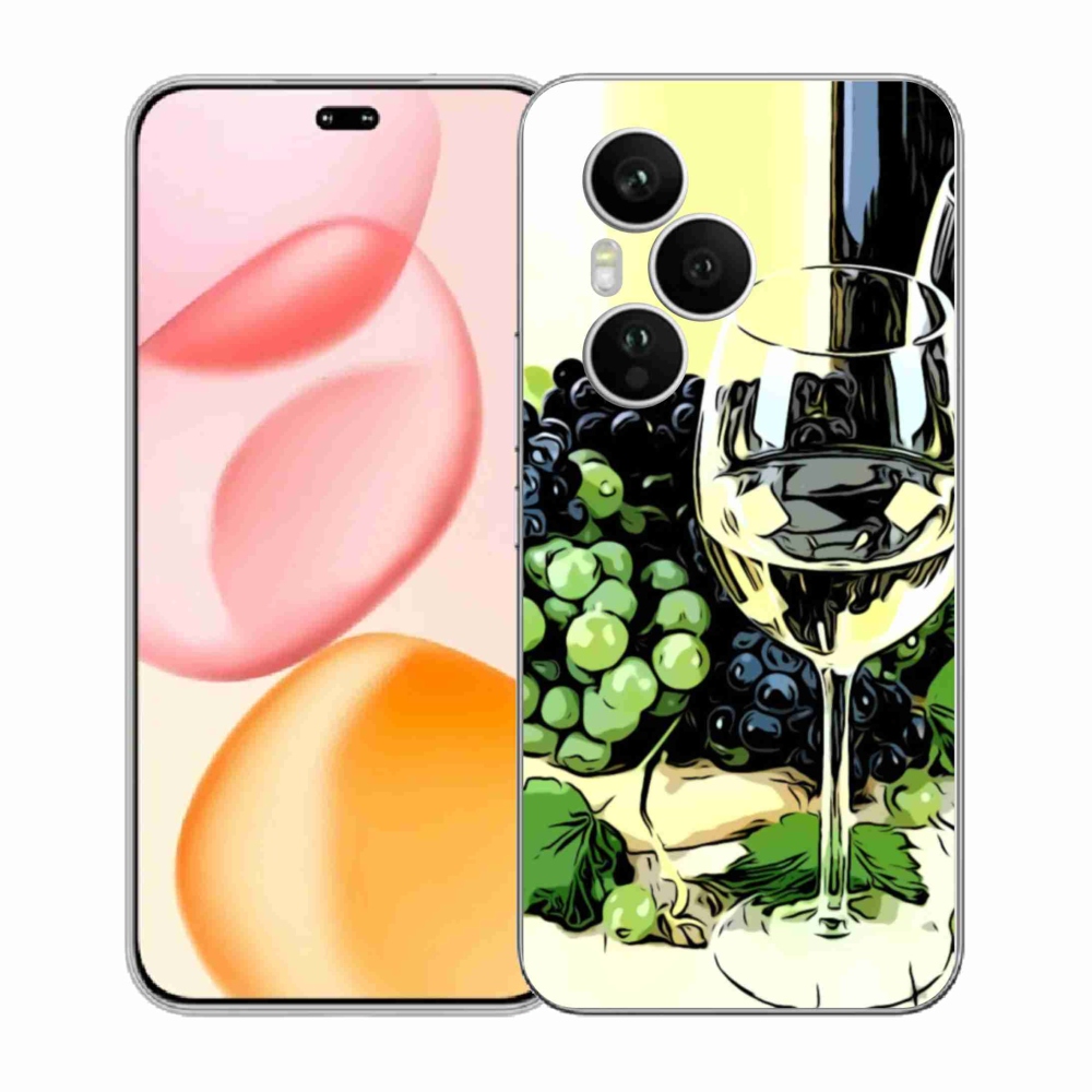 Zselés borító mmCase a Honor 400 Pro-hoz - pohár bor