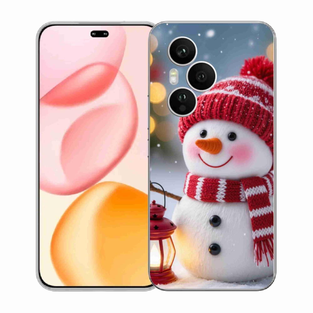 Gél borítás mmCase a Honor 400 Pro-hoz - hóember 2