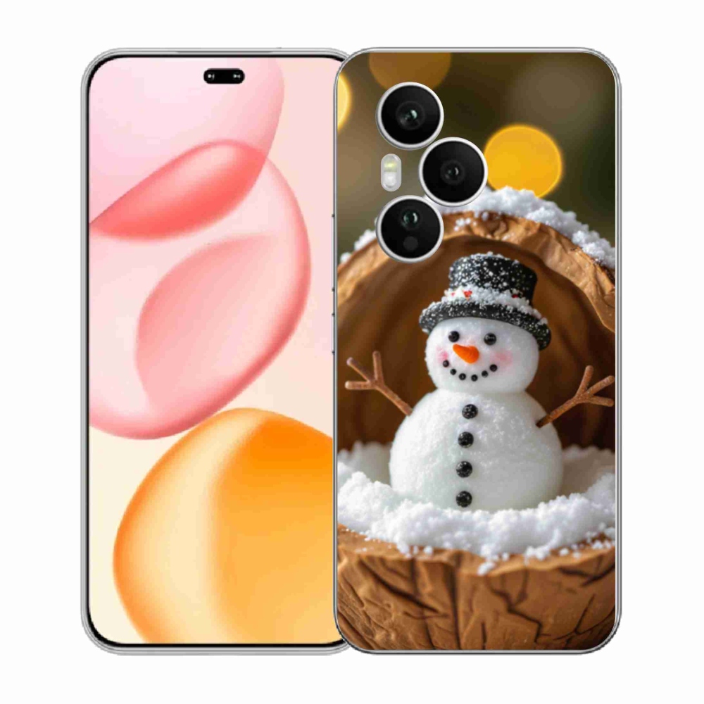 Zselés borítás mmCase a Honor 400 Pro-hoz - hóember 4