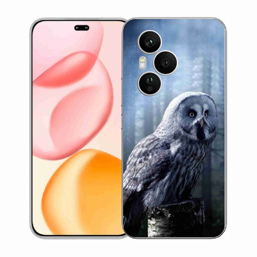 Zselés borítás mmCase a Honor 400 Pro-hoz - bagoly