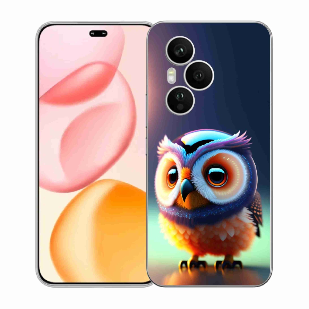 Zselés borítás mmCase a Honor 400 Pro-hoz - bagoly