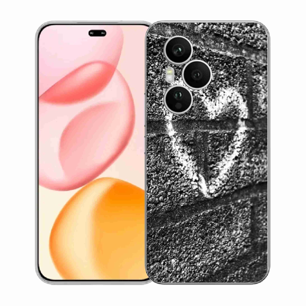 Zselés borítás mmCase a Honor 400 Pro-hoz - szív a falon