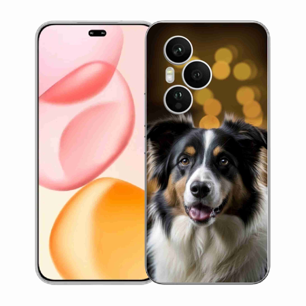 mmCase gél tok az Honor 400 Pro-hoz – mosolygó ausztrál juhászkutya