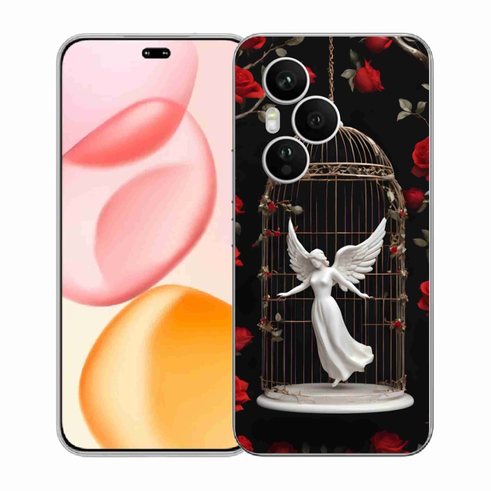 Zselés borítás mmCase a Honor 400 Pro számára - csapdába esett angyal