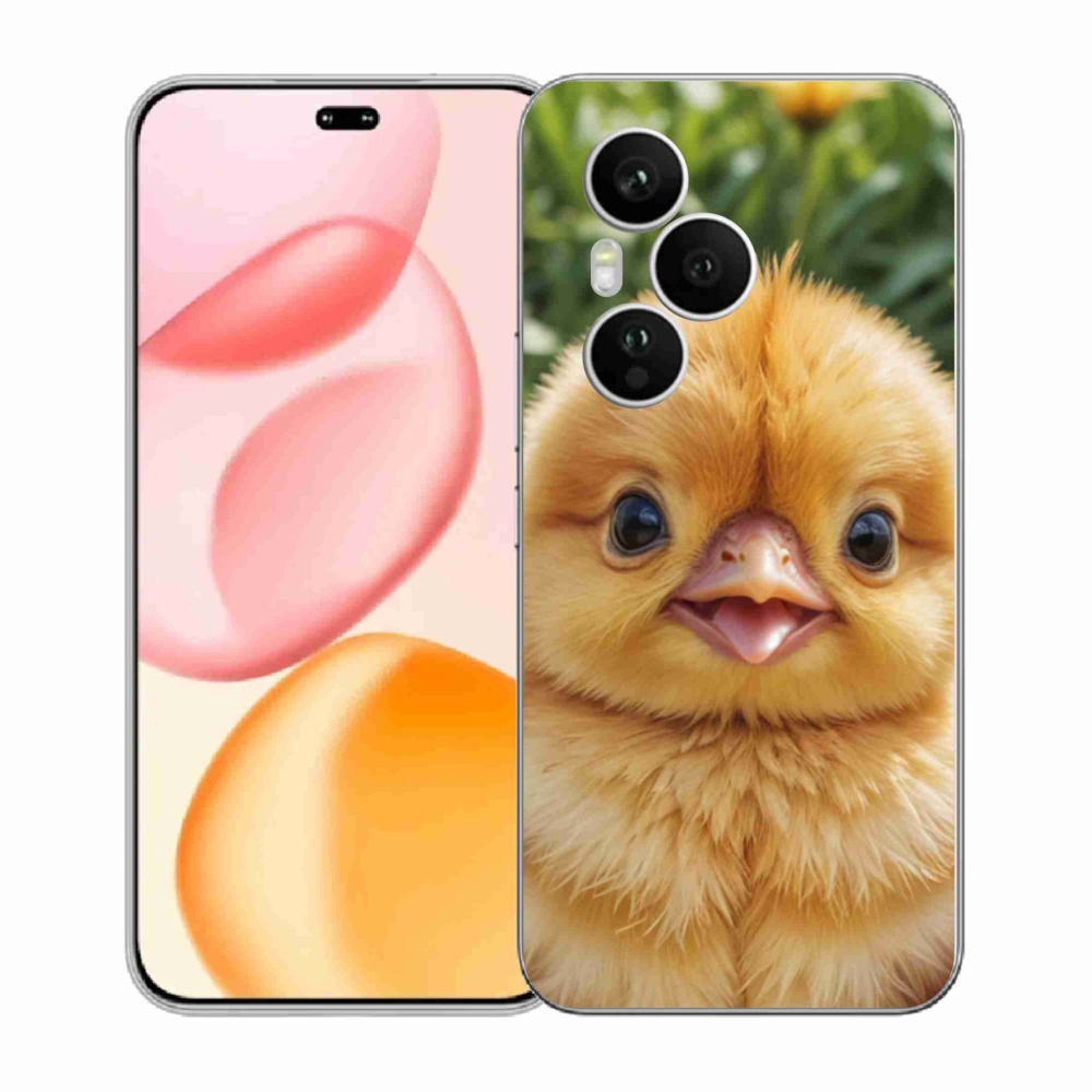 Zselés borítás mmCase a Honor 400 Pro-hoz - boldog csaj