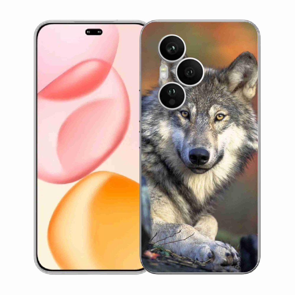 Zselés borítás mmCase a Honor 400 Pro-hoz - farkas