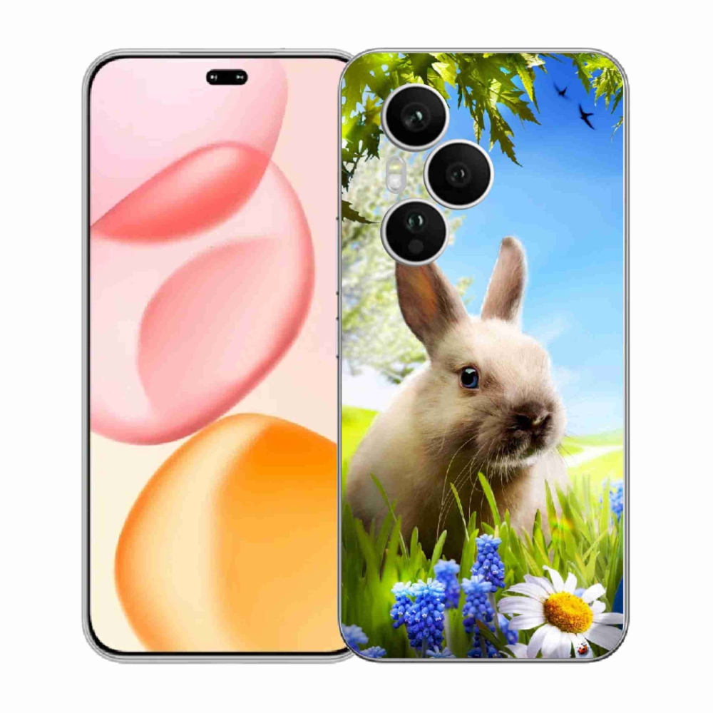 Zselés borítás mmCase a Honor 400 Pro-hoz - nyuszi