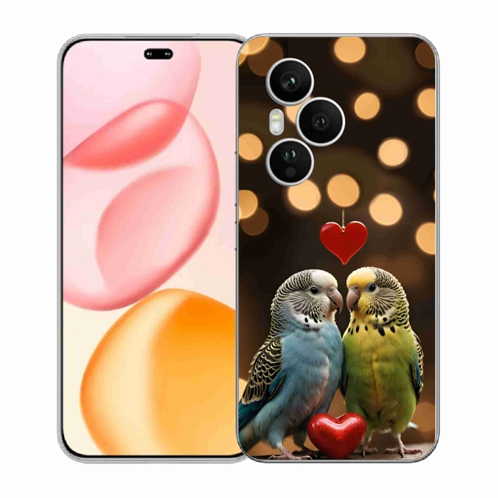 mmCase géltok az Honor 400 Pro-hoz – szerelmes papagájok