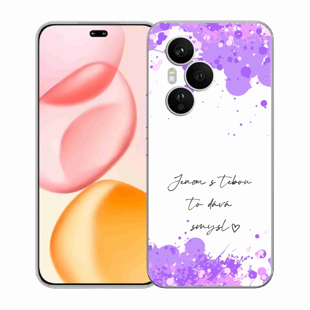 Gél borítás mmCase a Honor 400 Pro-hoz - fehér háttér