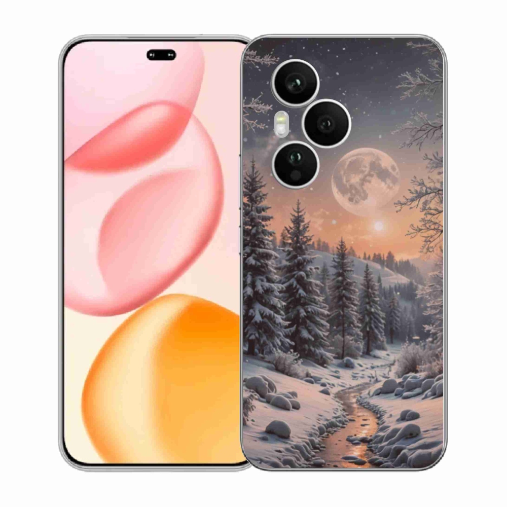 Zselés borítás mmCase a Honor 400 Pro-hoz - téli táj 2