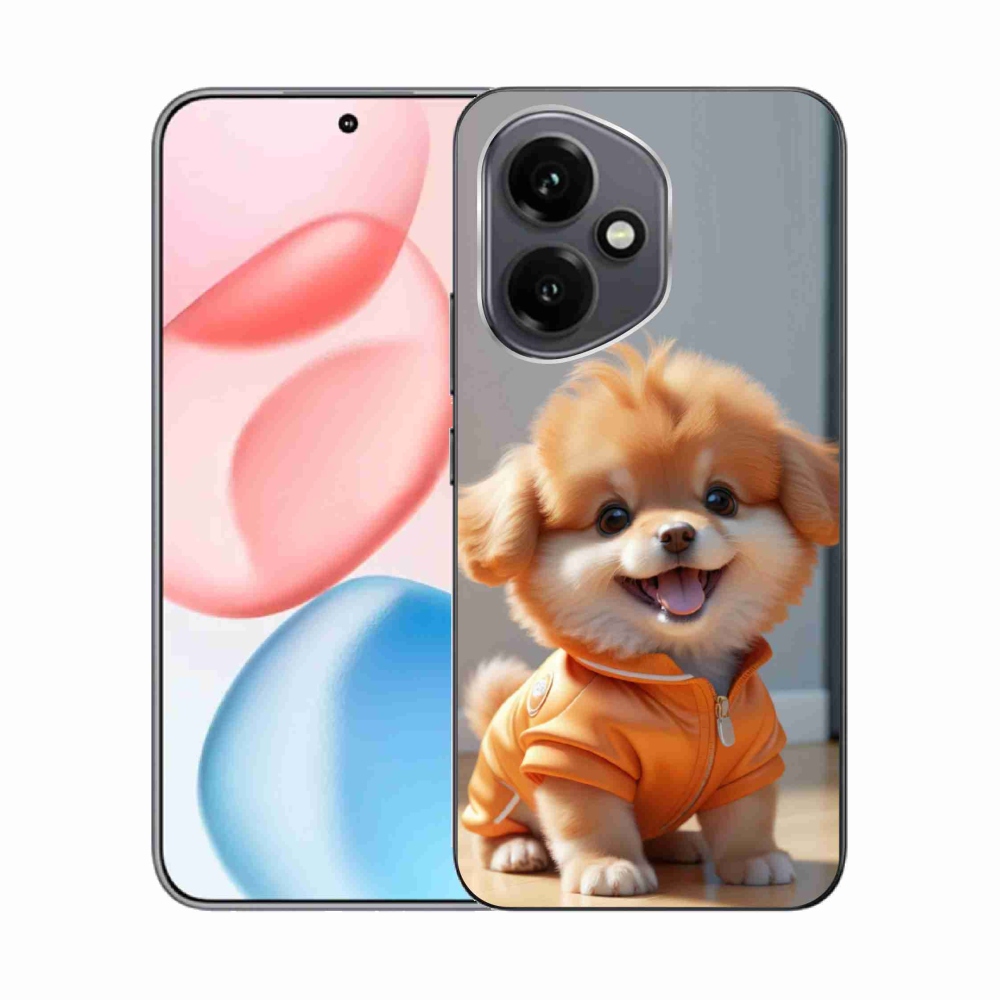 mmCase gél tok az Honor 400-hoz – aranyos pomerániai pulóverben