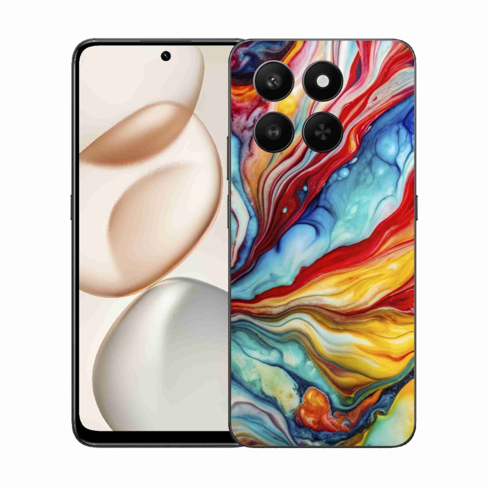 Zselés borítás mmCase a Honor 400 Smart 5G/4G/Honor X7d számára - absztrakt motívum 58