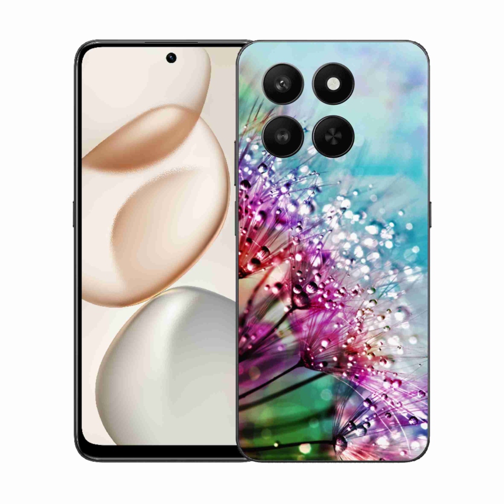 Zselés borítás mmCase a Honor 400 Smart 5G/4G/Honor X7d számára - színes virágok