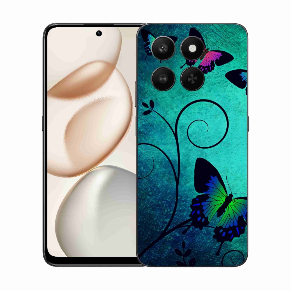 Zselés borítás mmCase a Honor 400 Smart 5G/4G/Honor X7d készülékhez - színes pillangók