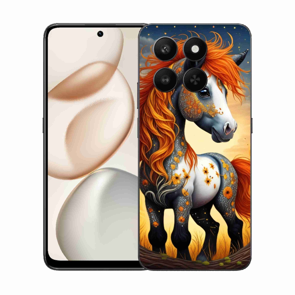 Zselés borítás mmCase a Honor 400 Smart 5G/4G/Honor X7d készülékhez - színes póni