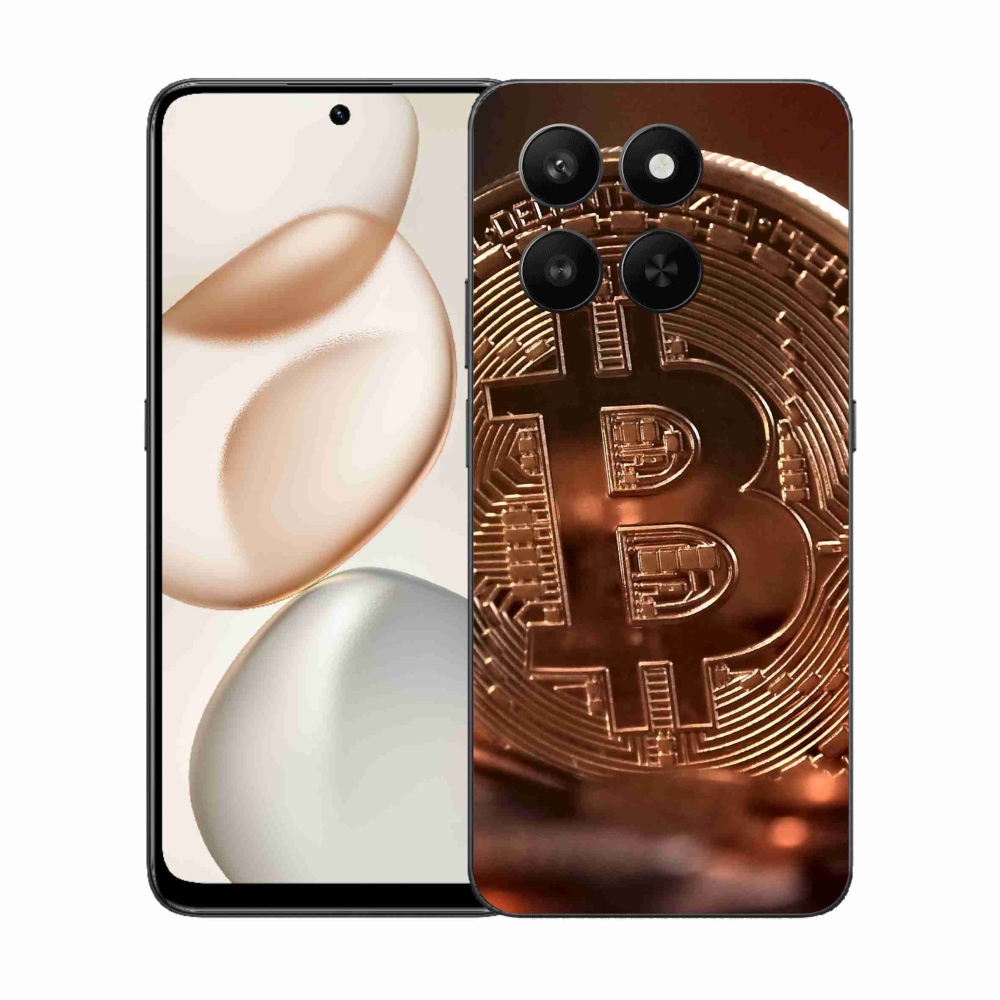 Gél borítás mmCase a Honor 400 Smart 5G/4G/Honor X7d számára - bitcoin