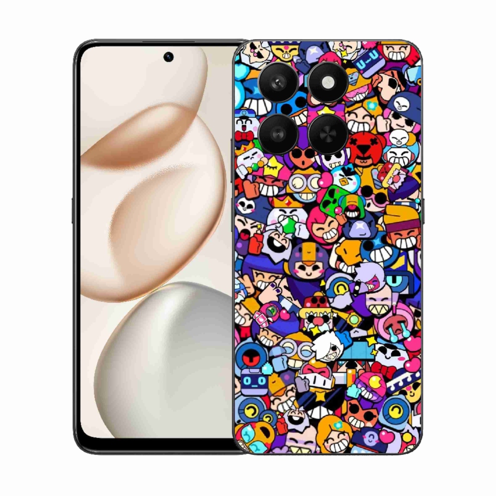 Zselés borítás mmCase a Honor 400 Smart 5G/4G/Honor X7d számára - brawl stars 2