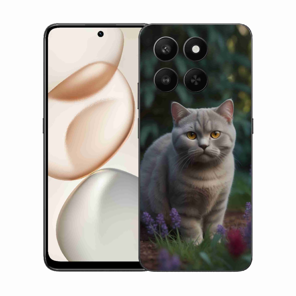 Zselés borítás mmCase a Honor 400 Smart 5G/4G/Honor X7d készülékhez - Brit macska