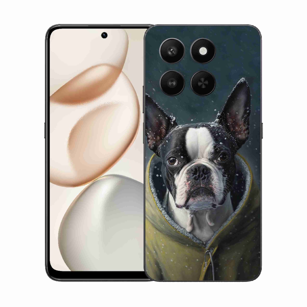 Zselés borítás mmCase a Honor 400 Smart 5G/4G/Honor X7d számára - bulldog