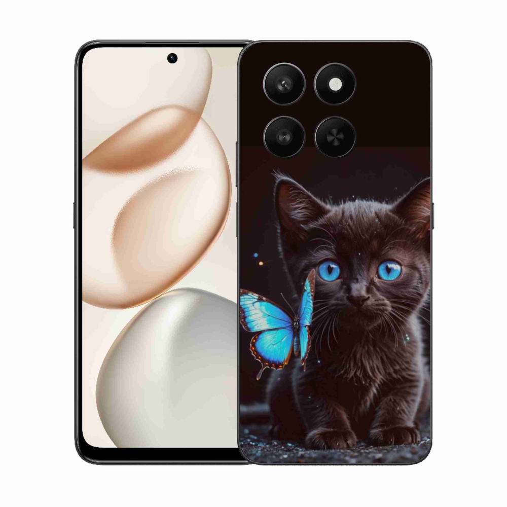 Gél borítás mmCase a Honor 400 Smart 5G/4G/Honor X7d számára - Fekete Babe 3