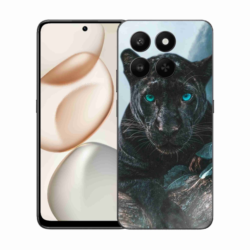 Zselés borítás mmCase a Honor 400 Smart 5G/4G/Honor X7d készülékhez - fekete párduc