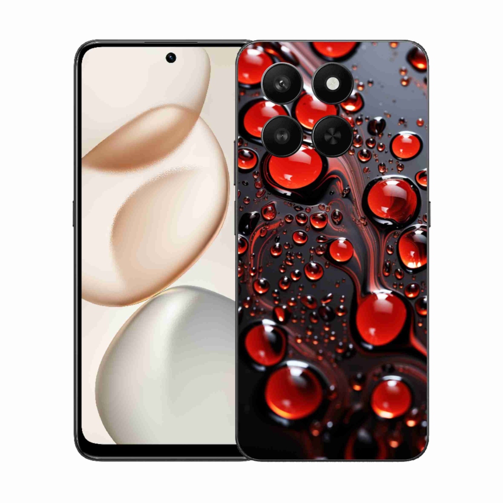 Zselés borítás mmCase a Honor 400 Smart 5G/4G/Honor X7d készülékhez - piros csepp 2