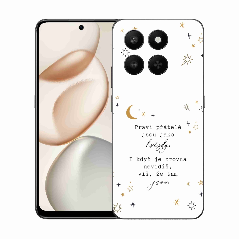 Gél borító mmCase a Honor 400 Smart 5G/4G/Honor X7d készülékhez - Idézet 6 fehér háttér