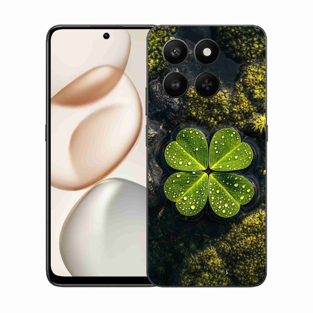 Zselés borító mmCase a Honor 400 Smart 5G/4G/Honor X7d készülékhez - négylevelű lóhere