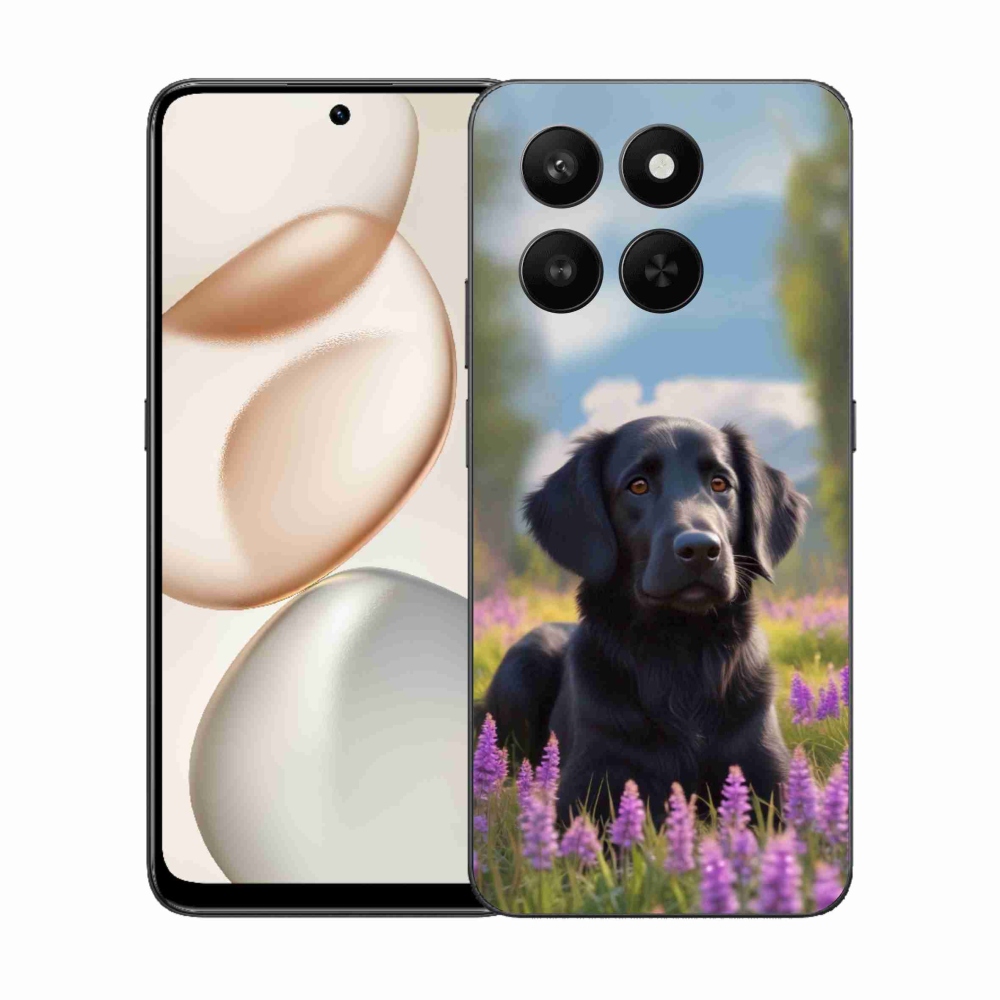 mmCase géltok az Honor 400 Smart 5G/4G/Honor X7d készülékhez – elegáns fekete retriever