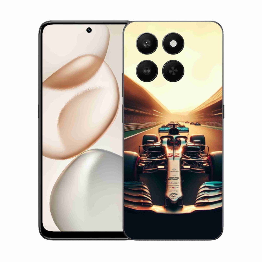 Zselés borítás mmCase a Honor 400 Smart 5G/4G/Honor X7d számára - formula 1