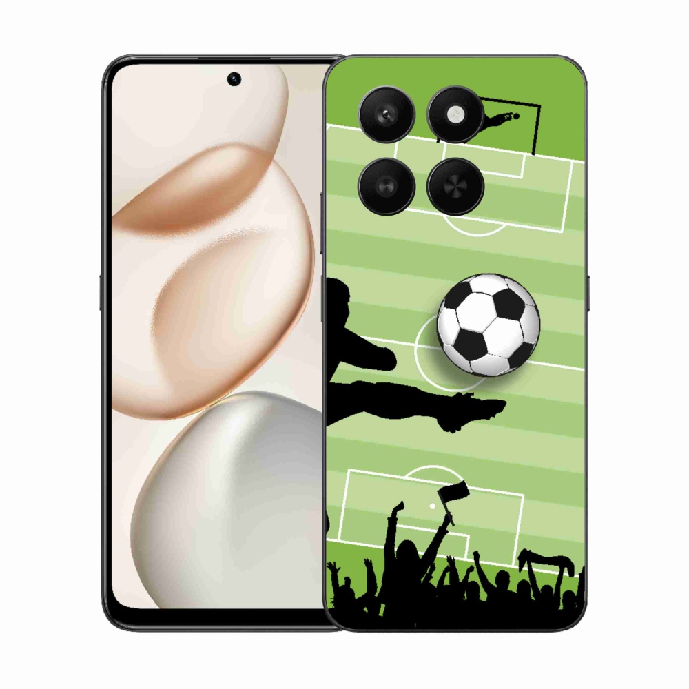 Zselés borítás mmCase a Honor 400 Smart 5G/4G/Honor X7d számára - futball 3
