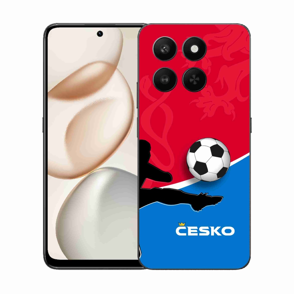 Zselés borítás mmCase a Honor 400 Smart 5G/4G/Honor X7d - futball Csehország 2