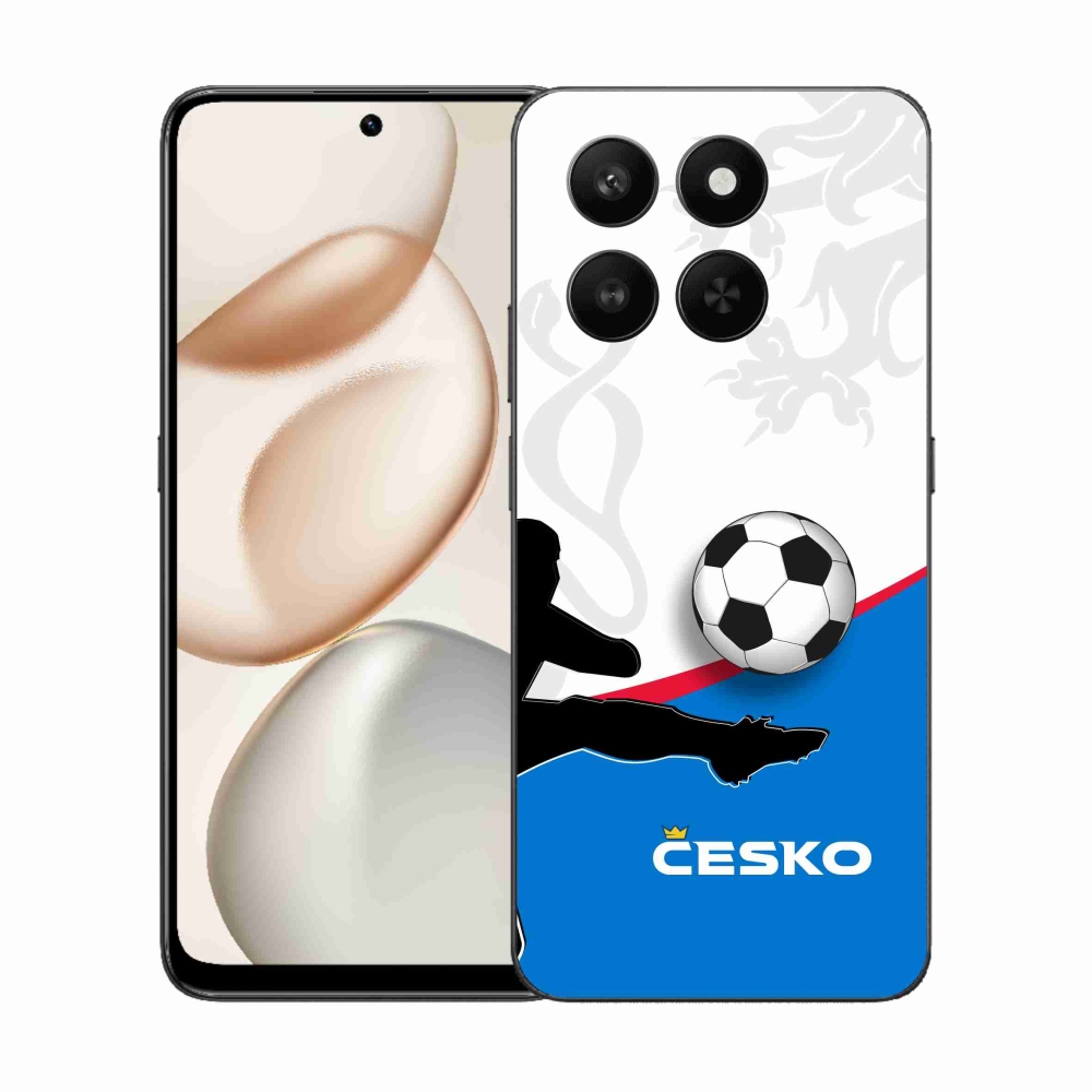 Zselés borítás mmCase a Honor 400 Smart 5G/4G/Honor X7d - futball Csehország 3