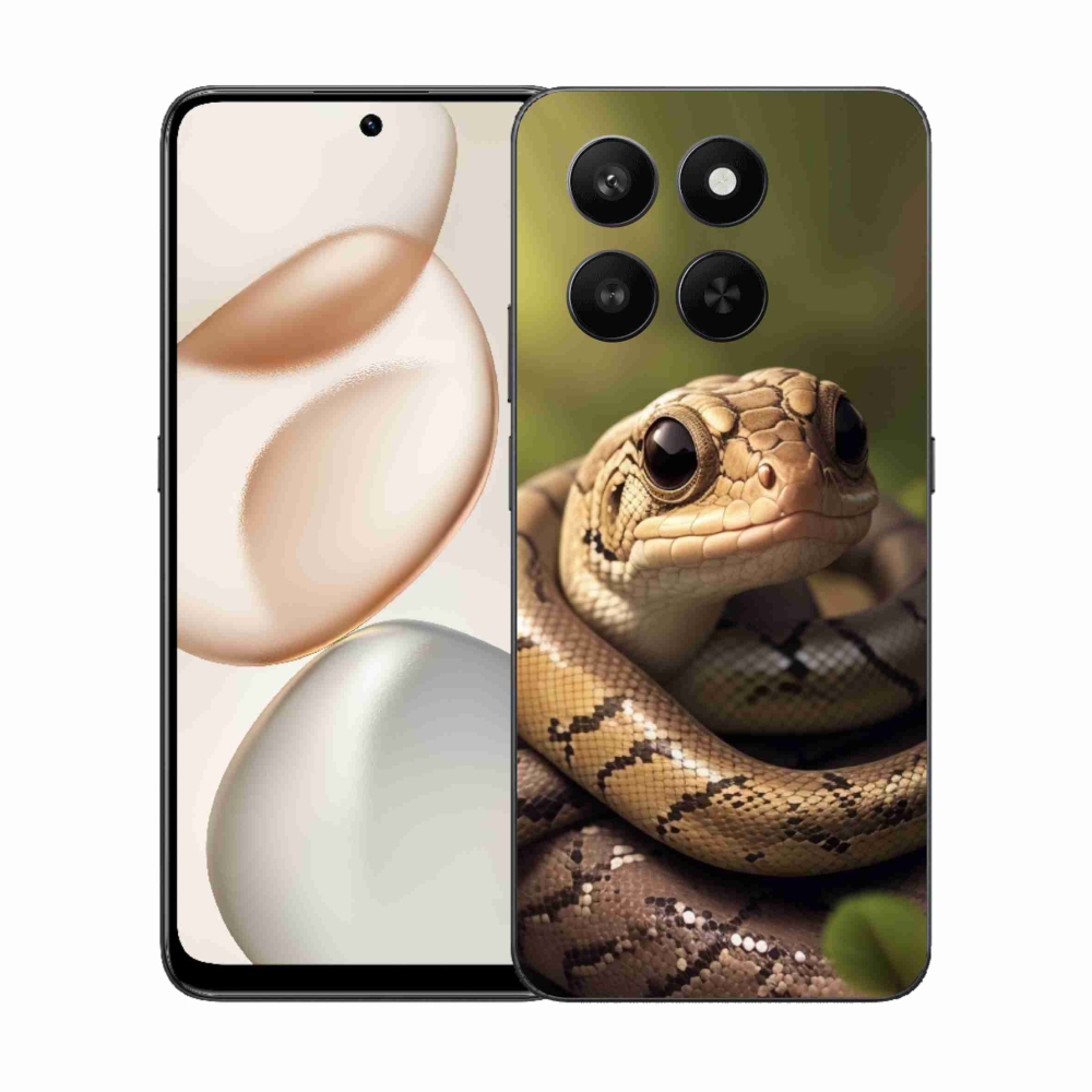 Zselés borítás mmCase a Honor 400 Smart 5G/4G/Honor X7d számára - kígyó 1