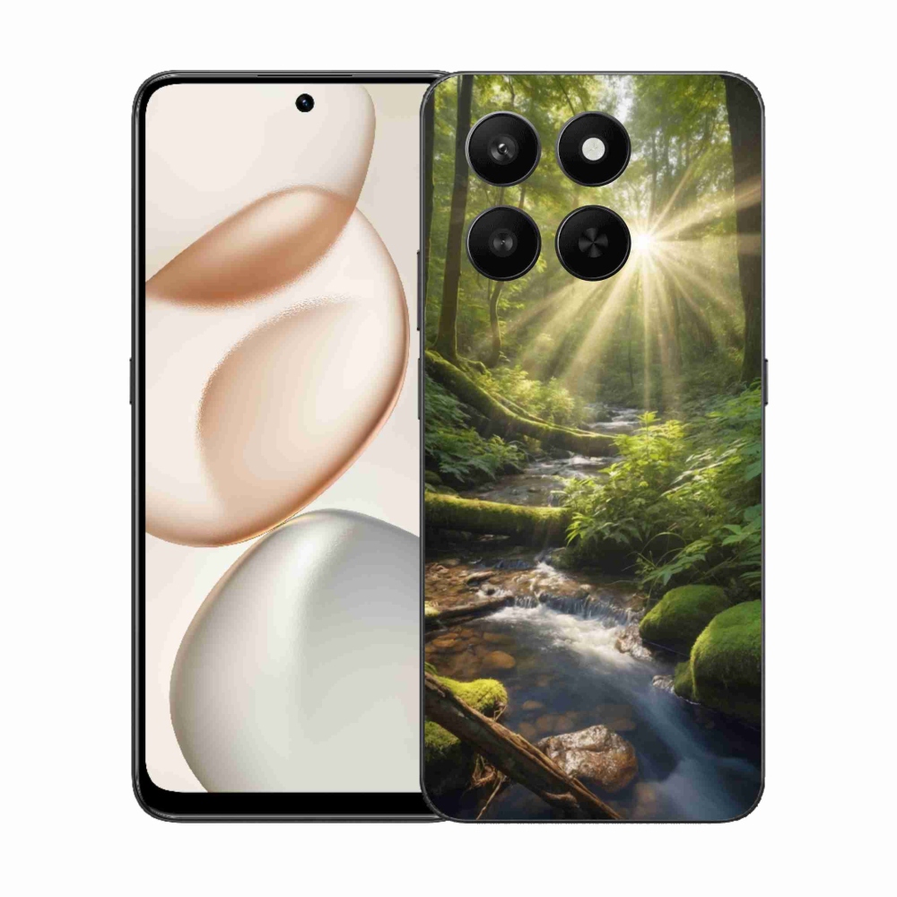 Zselés borítás mmCase a Honor 400 Smart 5G/4G/Honor X7d készülékhez - erdő mélysége