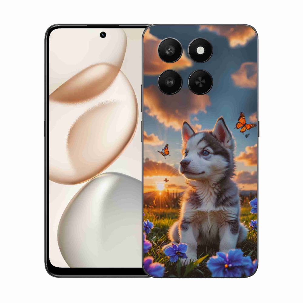 mmCase gél tok az Honor 400 Smart 5G/4G/Honor X7d készülékhez – husky naplementekor
