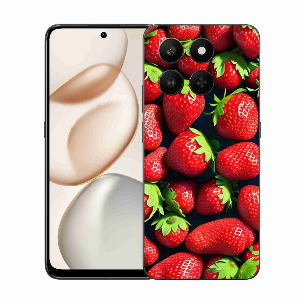 Zselés tok mmCase a Honor 400 Smart 5G/4G/Honor X7d készülékhez - eper